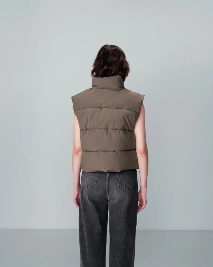 WINTER JACKET KAKI NYLON Shop Grace and Mila Puffer Jackets