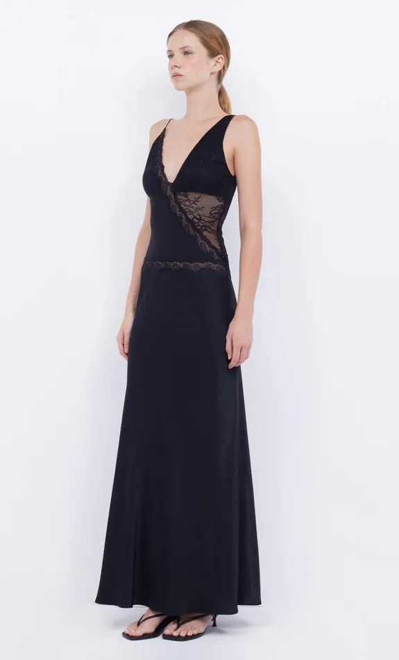 Women ABRIELLE LACE MAXI DRESS 8211 BLACKBLACK Bec Bridge Maxi Dresses