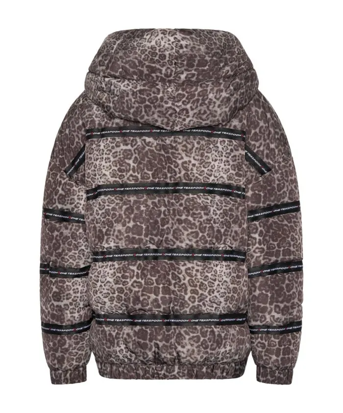 Women ADDICTED ANIMAL PUFFA JACKET One Teaspoon Puffa Jackets