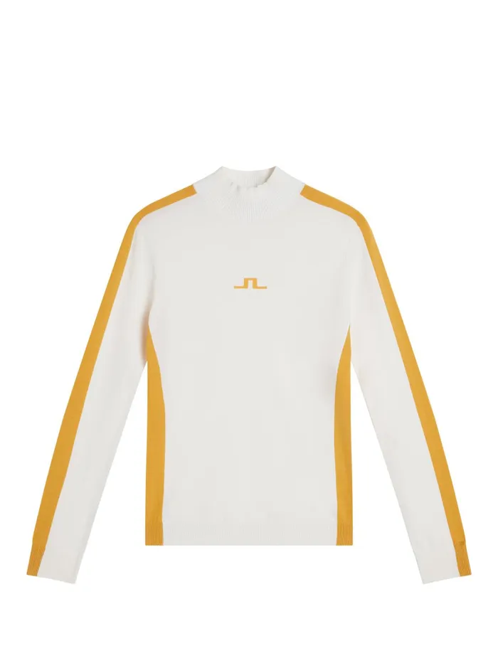 Women Adia Knitted Sweater White JLindeberg Knitwear