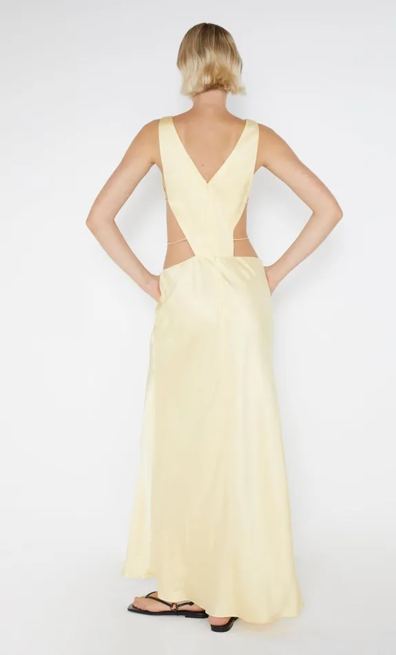 Women AGATHE DIAMOND DRESS 8211 BUTTER YELLOW Bec Bridge Prom Dresses