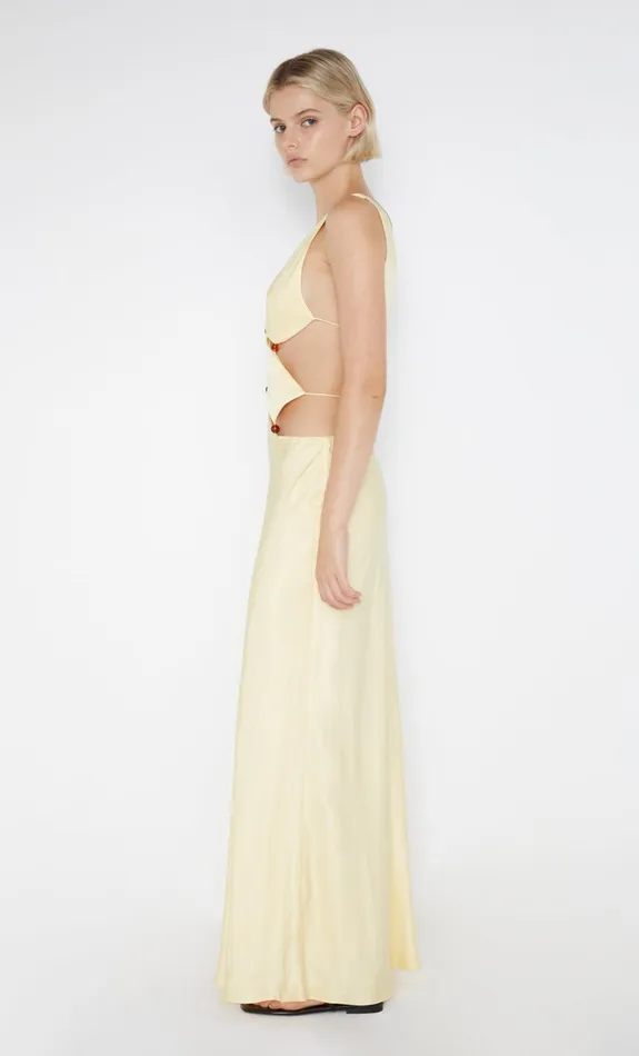Women AGATHE DIAMOND DRESS 8211 BUTTER YELLOW Bec Bridge Prom Dresses