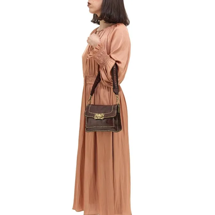 Women Agnese Brown Campomaggi Crossbody Bags Women Agnese Brown Campomaggi Crossbody Bags