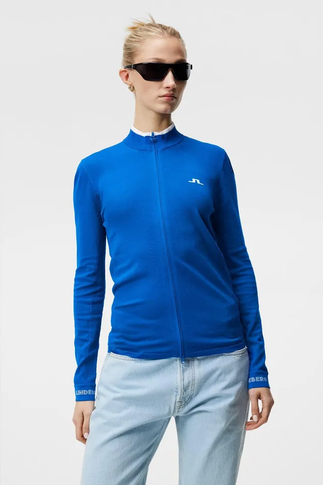 Women Almaida Knitted Sweater Lapis Blue JLindeberg Knitwear