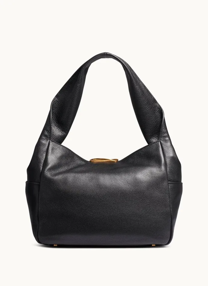 Women AMAGANSETT SHOULDER BAG Black Donna Karan New York Shoulder And Hobo Bags Women AMAGANSETT SHOULDER BAG Black Donna Karan New York Shoulder And Hobo Bags