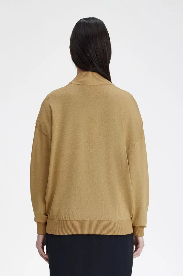 Women Amy Winehouse FoundationMetallic Knitted Bomber Jacket 1964 Gold Fred Perry Coats and Jackets Women Amy Winehouse FoundationMetallic Knitted Bomber Jacket 1964 Gold Fred Perry Coats and Jackets
