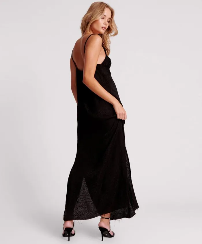 Women ANIMAL JAQUARD MAXI SLIP DRESS One Teaspoon Midi and Maxi Dresses Women ANIMAL JAQUARD MAXI SLIP DRESS One Teaspoon Midi and Maxi Dresses