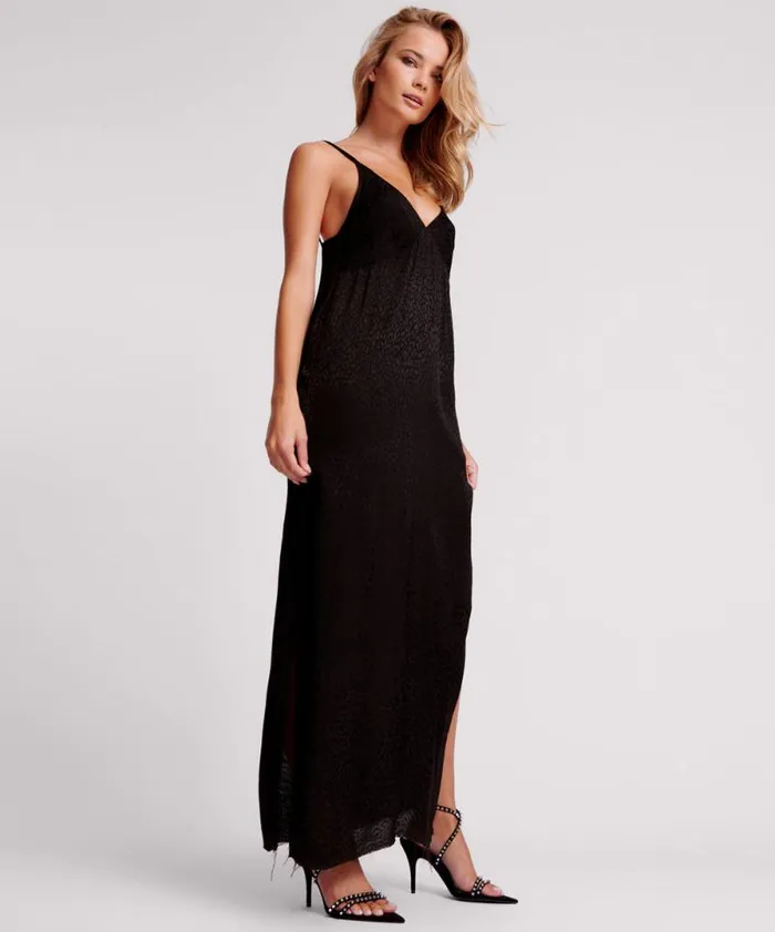 Women ANIMAL JAQUARD MAXI SLIP DRESS One Teaspoon Midi and Maxi Dresses Women ANIMAL JAQUARD MAXI SLIP DRESS One Teaspoon Midi and Maxi Dresses