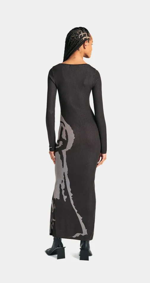 Women Ash Dark Grey Rimona Dress Daily Paper Dresses Women Ash Dark Grey Rimona Dress Daily Paper Dresses