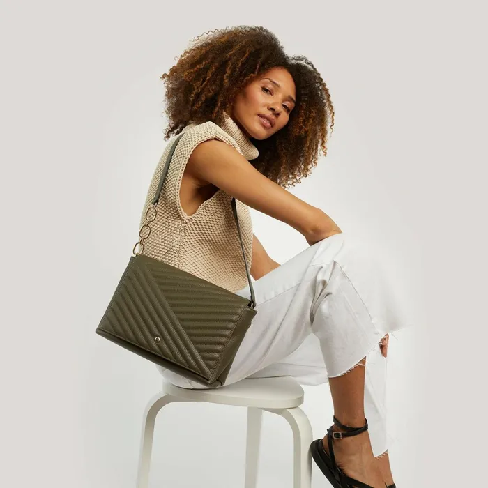 Women Atlas Khaki Shoulder Bags Fiorellcom Fiorelli Shoulder Bags