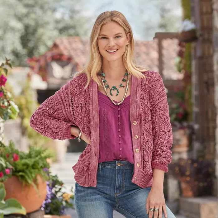 Women Aveline Cardigan Ivory Sundance Catalog Sweaters
