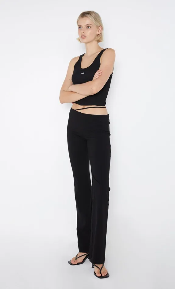 Women BB RIB TANK 8211 BLACK Bec Bridge Sleeveless