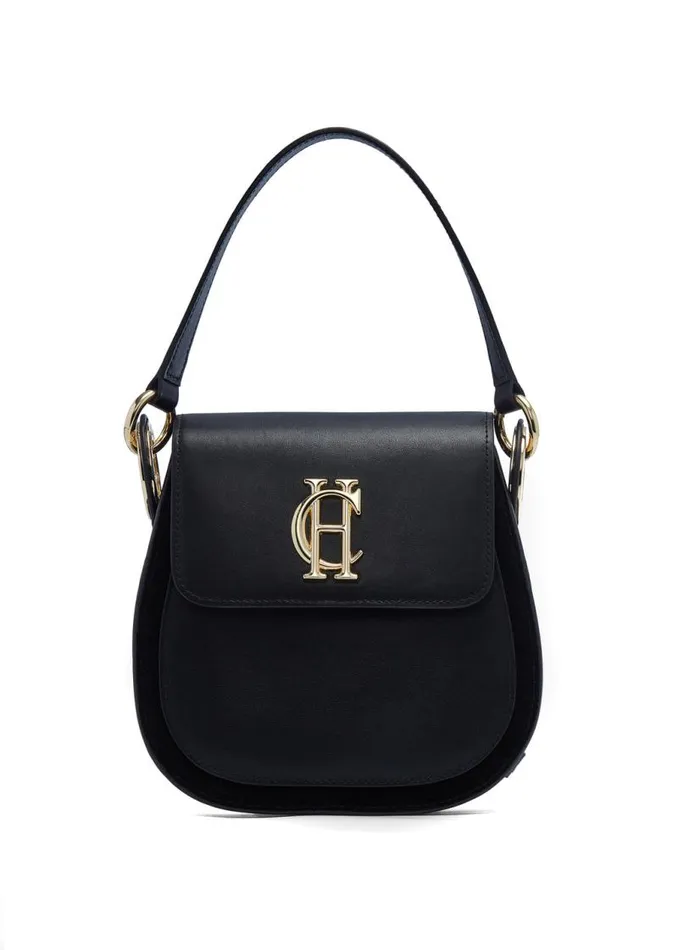 Women Bags Holland Cooper Chelsea Saddle Bag Soft Black Women Bags Holland Cooper Chelsea Saddle Bag Soft Black
