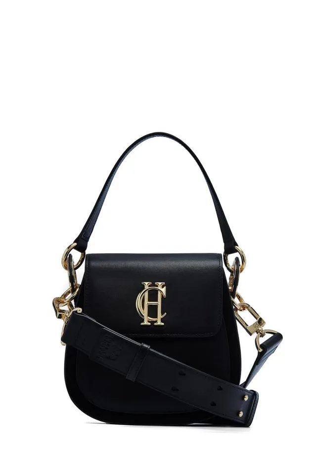 Women Bags Holland Cooper Chelsea Saddle Bag Soft Black Women Bags Holland Cooper Chelsea Saddle Bag Soft Black