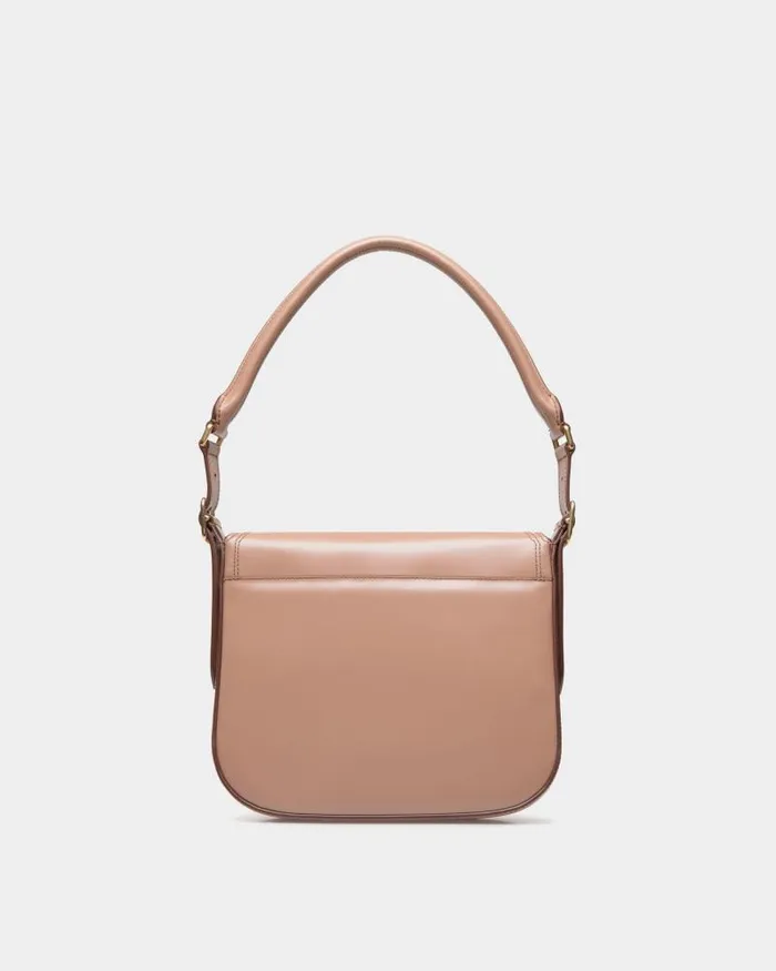 Women Bally Crossbody Bags Beckett Crossbody Bag In Praline Beige Brushed Leather Beige Women Bally Crossbody Bags Beckett Crossbody Bag In Praline Beige Brushed Leather Beige