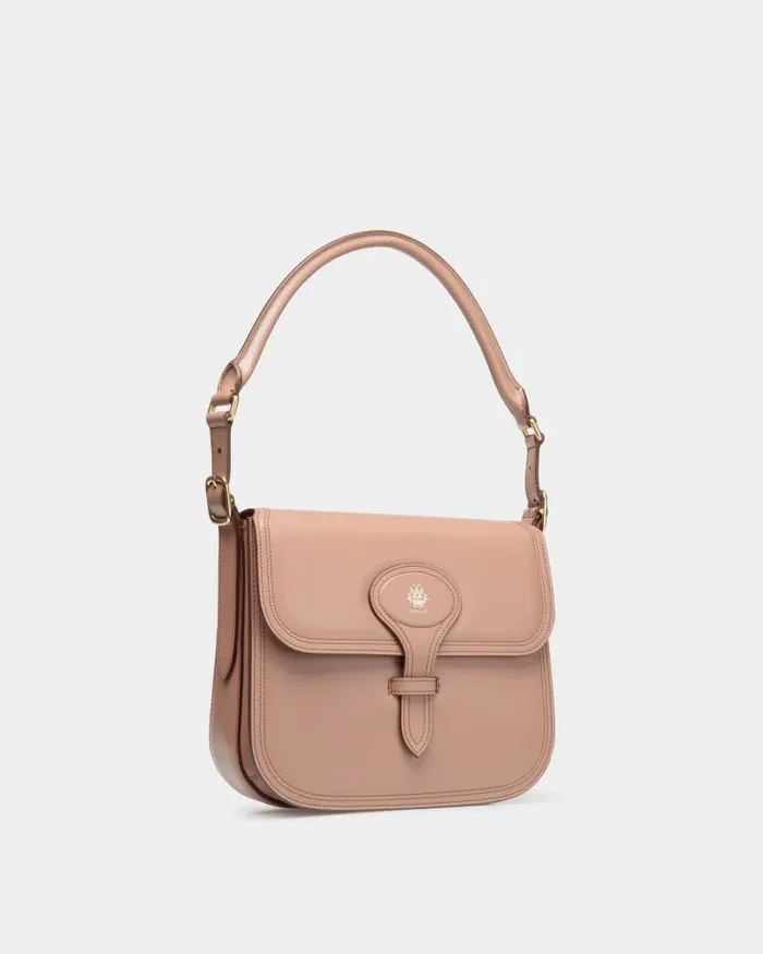 Women Bally Crossbody Bags Beckett Crossbody Bag In Praline Beige Brushed Leather Beige Women Bally Crossbody Bags Beckett Crossbody Bag In Praline Beige Brushed Leather Beige