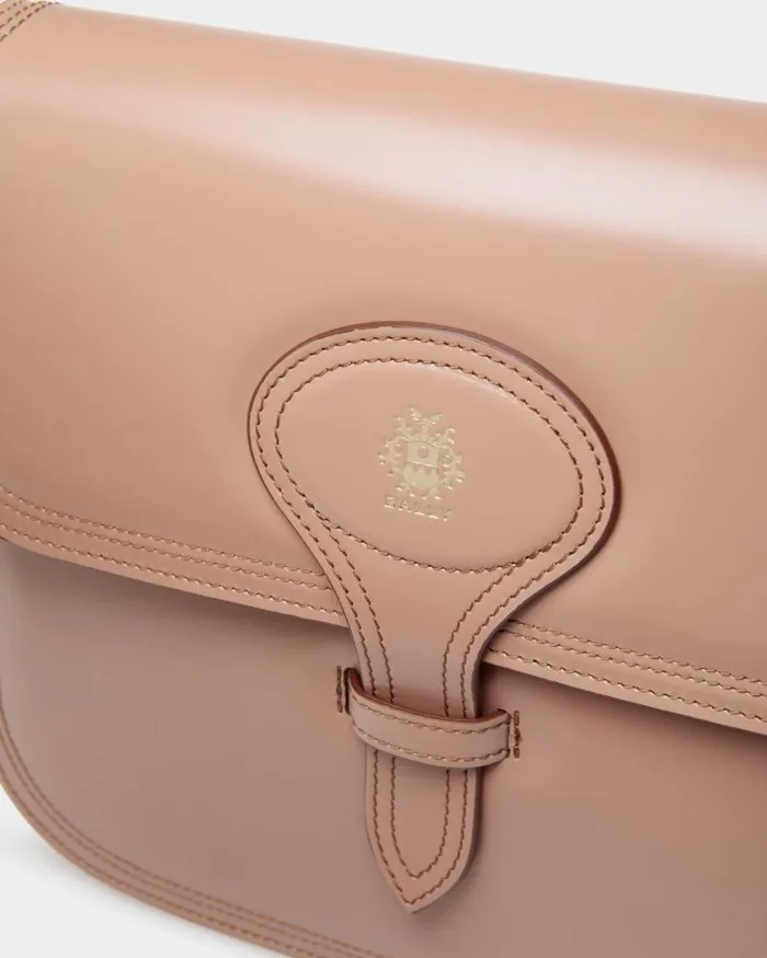 Women Bally Crossbody Bags Beckett Crossbody Bag In Praline Beige Brushed Leather Beige Women Bally Crossbody Bags Beckett Crossbody Bag In Praline Beige Brushed Leather Beige