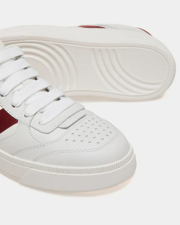 Women Bally Sneakers Raise Sneaker In White Leather White