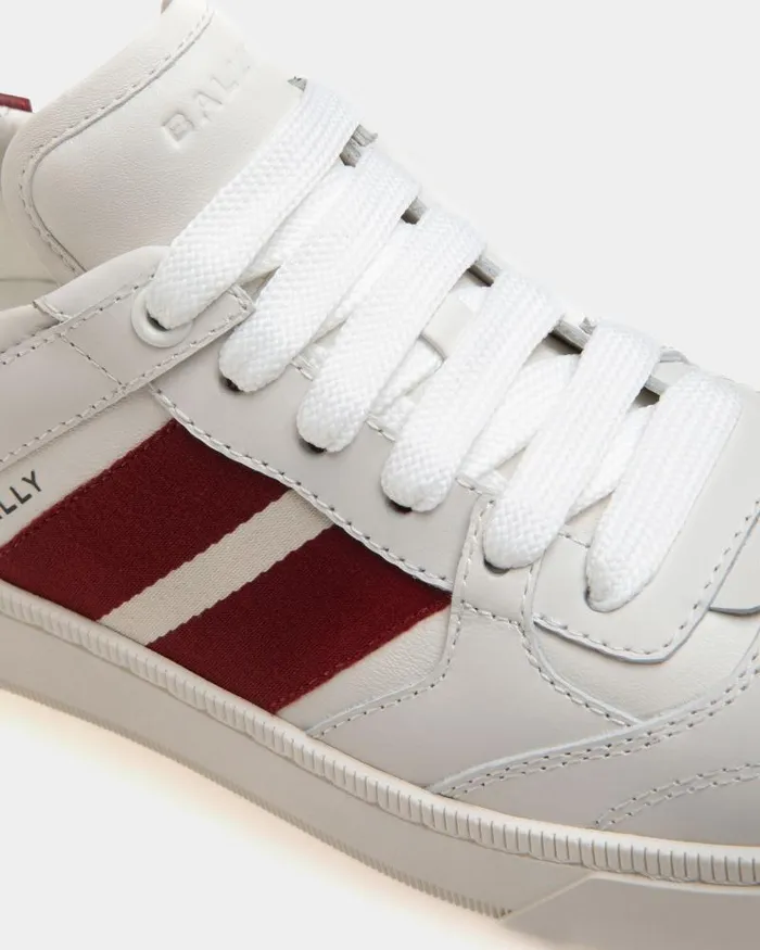Women Bally Sneakers Raise Sneaker In White Leather White