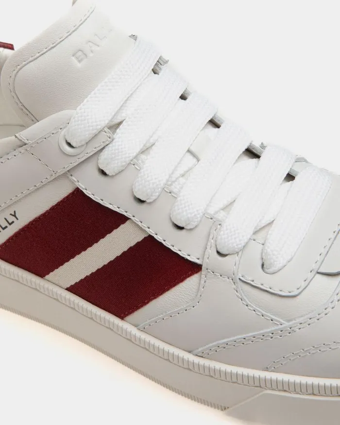Women Bally Sneakers Raise Sneaker In White Leather White
