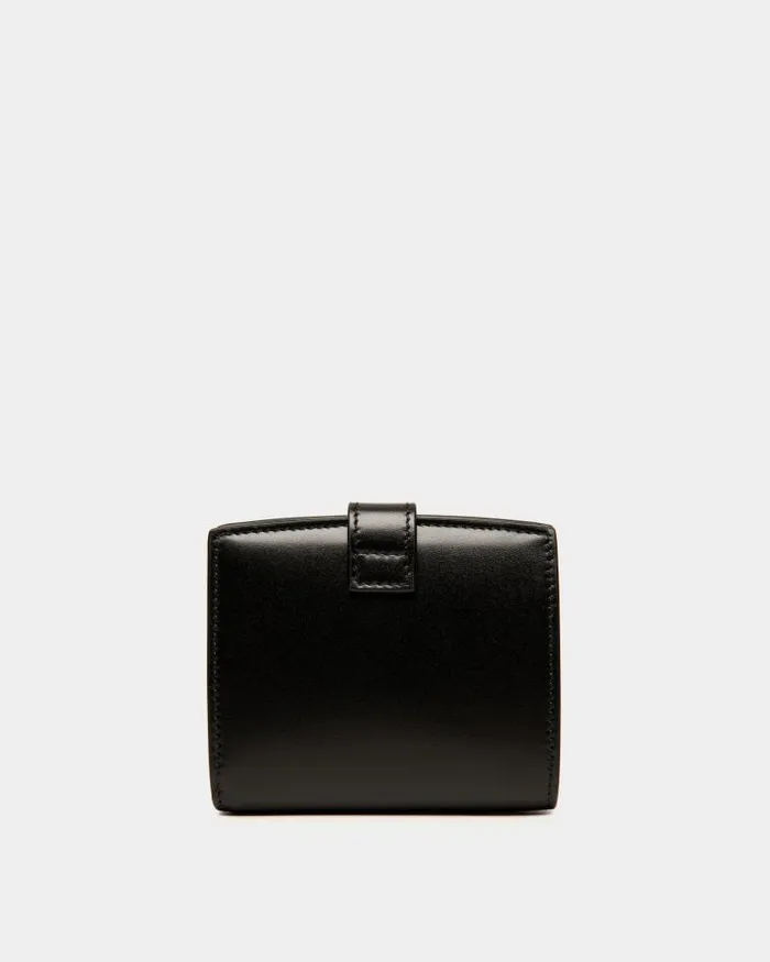 Women Bally Wallets and Card Holders Ollam Wallet In Black Leather Black Women Bally Wallets and Card Holders Ollam Wallet In Black Leather Black