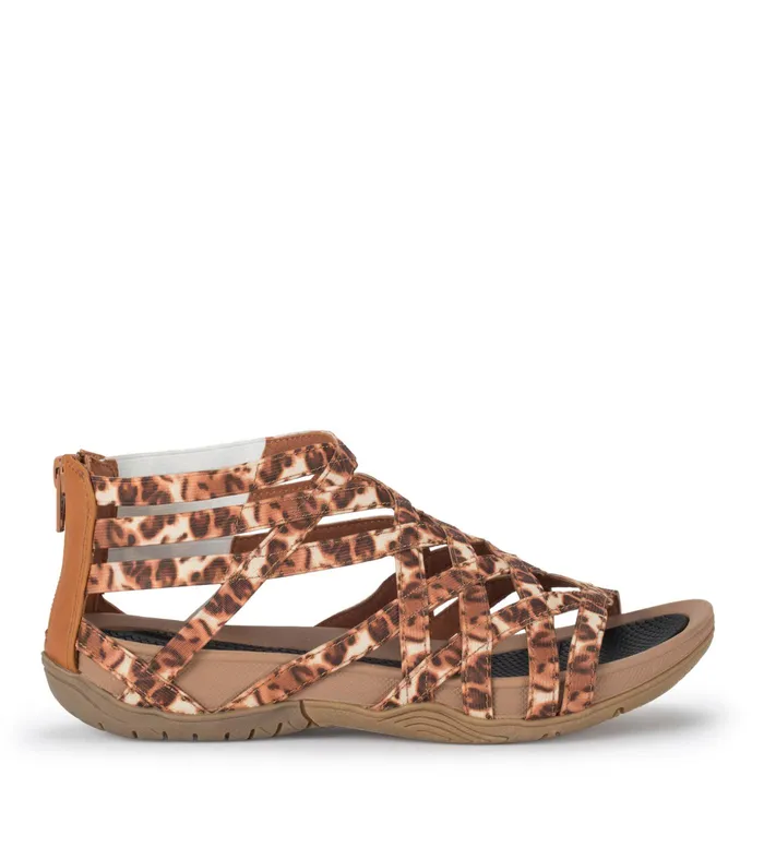 Women Baretraps Active Sandals Samina Sandal Brown Multi Leopard