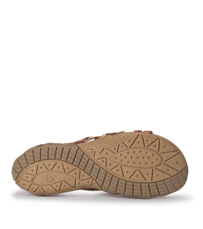 Women Baretraps Active Sandals Samina Sandal Brown Multi Leopard