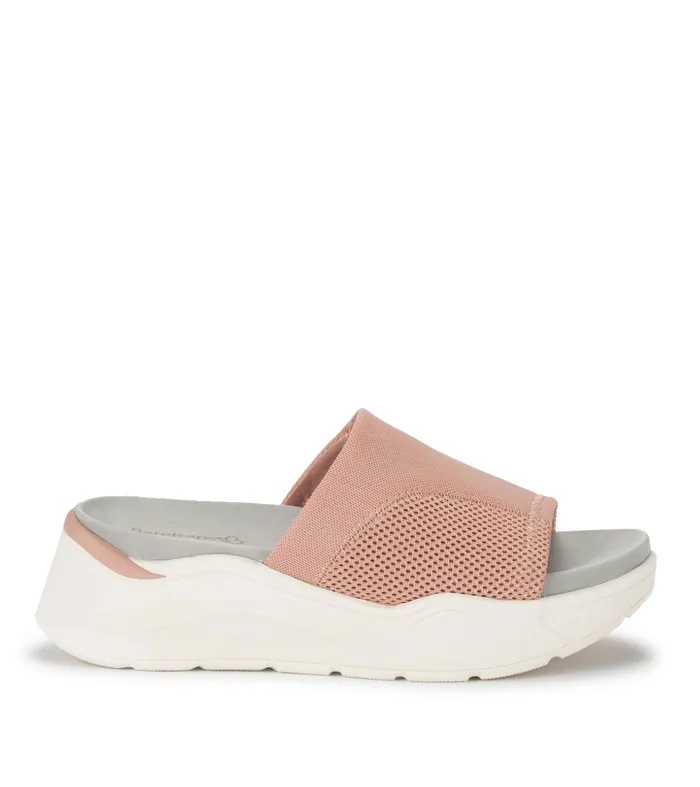 Women Baretraps Active Sandals Whisper Platform Slide Sandal Soft Pink