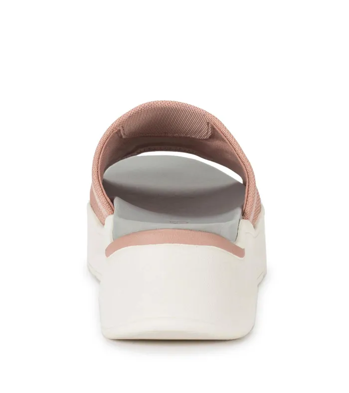 Women Baretraps Active Sandals Whisper Platform Slide Sandal Soft Pink