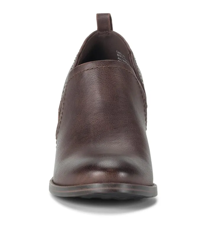 Women Baretraps Booties Caroline Ankle Bootie Dark Brown