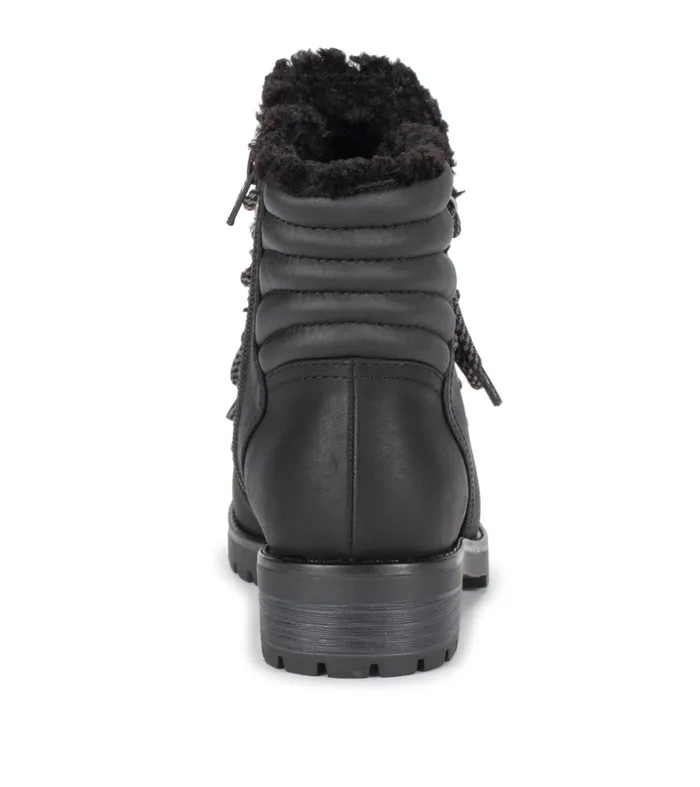 Women Baretraps Booties Dennison Lace Up Boot Black