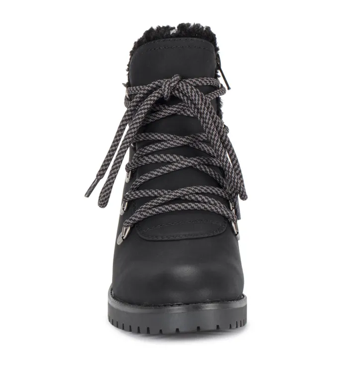 Women Baretraps Booties Dennison Lace Up Boot Black