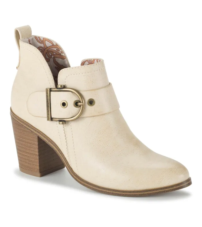 Women Baretraps Booties Karina Block Heel Ankle Bootie Milkyway