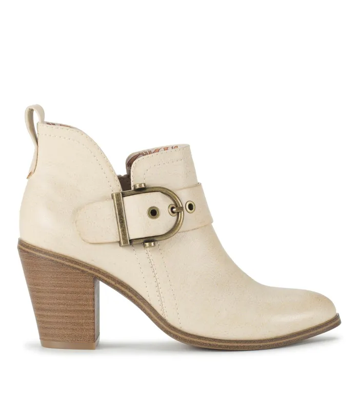 Women Baretraps Booties Karina Block Heel Ankle Bootie Milkyway