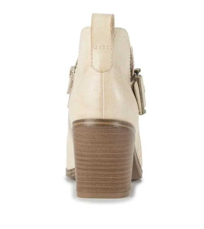 Women Baretraps Booties Karina Block Heel Ankle Bootie Milkyway