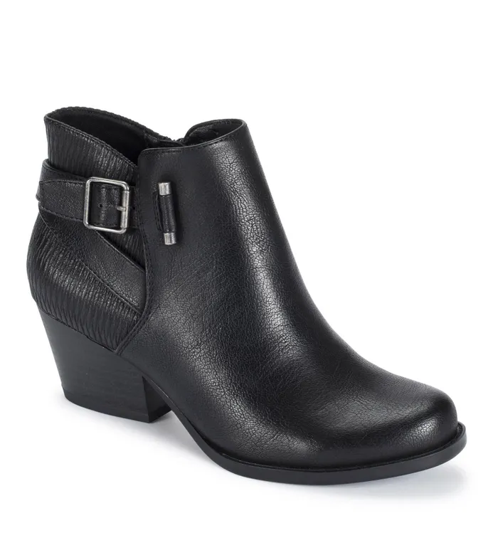 Women Baretraps Booties Reggie Block Heel Bootie Black