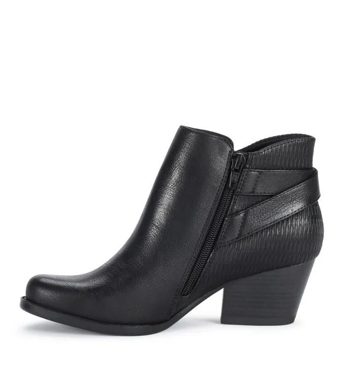 Women Baretraps Booties Reggie Block Heel Bootie Black