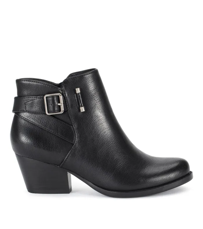 Women Baretraps Booties Reggie Block Heel Bootie Black
