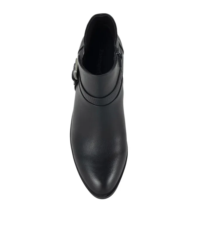 Women Baretraps Booties Santos Block Heel Bootie Black