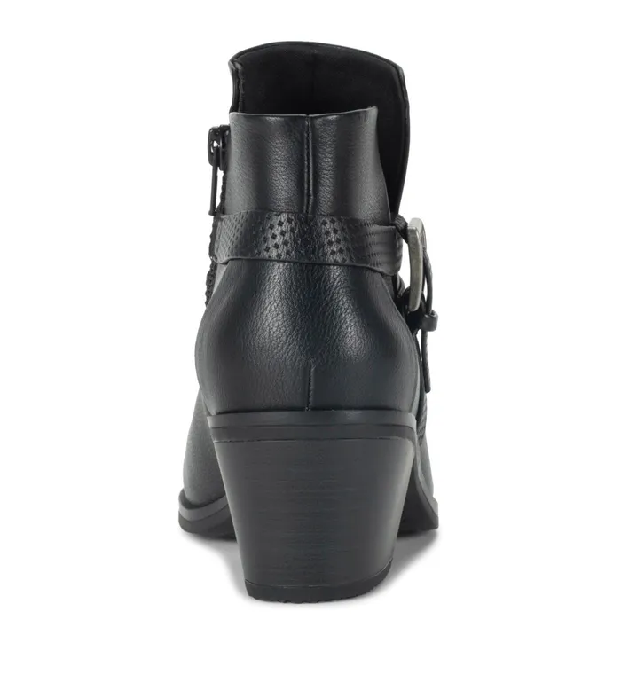 Women Baretraps Booties Santos Block Heel Bootie Black