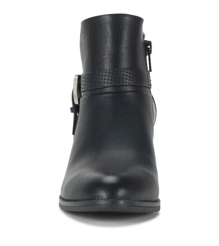 Women Baretraps Booties Santos Block Heel Bootie Black