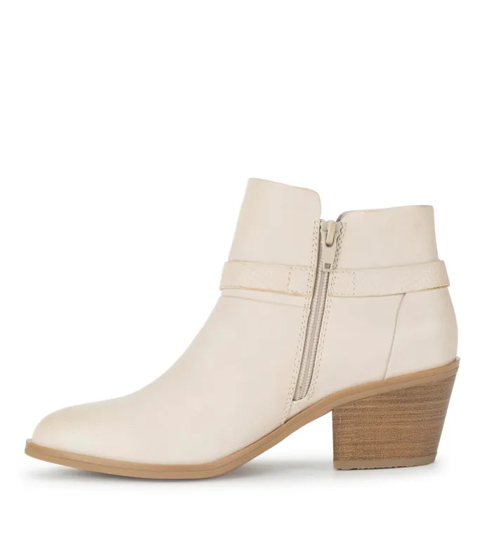 Women Baretraps Booties Santos Block Heel Bootie Milkyway