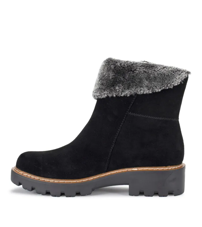 Women Baretraps Cold Weather Boots Wyoming Water Resistant Boot Black Suede
