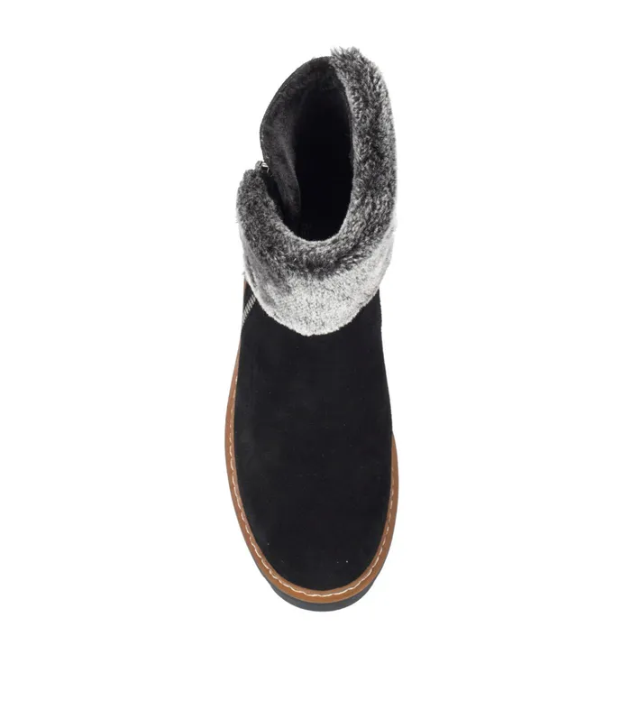 Women Baretraps Cold Weather Boots Wyoming Water Resistant Boot Black Suede