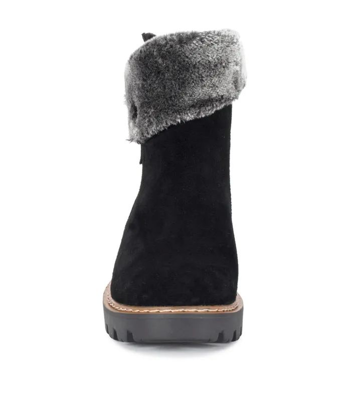 Women Baretraps Cold Weather Boots Wyoming Water Resistant Boot Black Suede