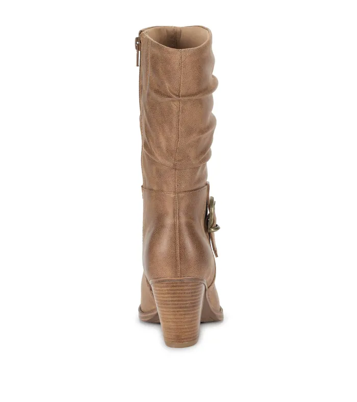 Women Baretraps Knee High Boots Cheyenne Mid Calf Boot Auburn