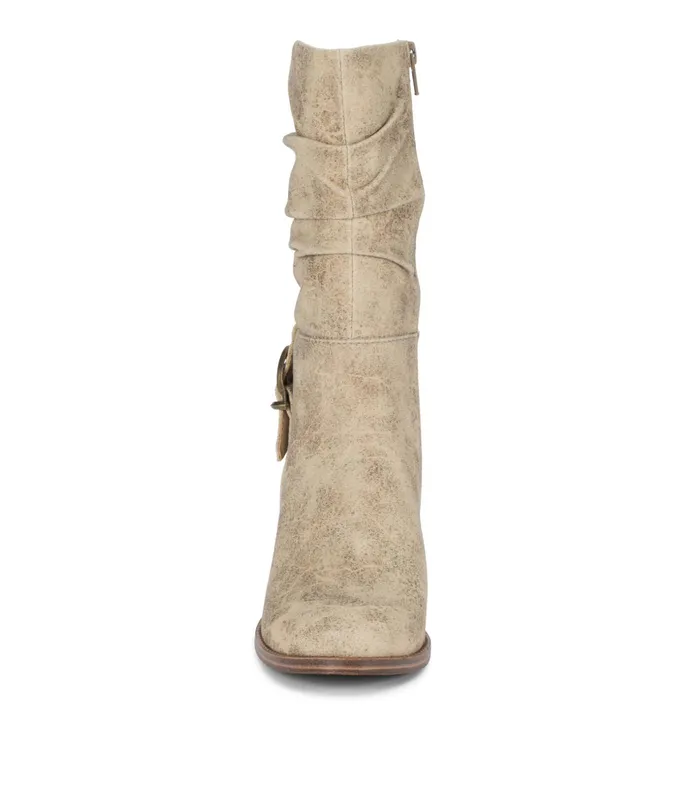 Women Baretraps Knee High Boots Cheyenne Mid Calf Boot Cream