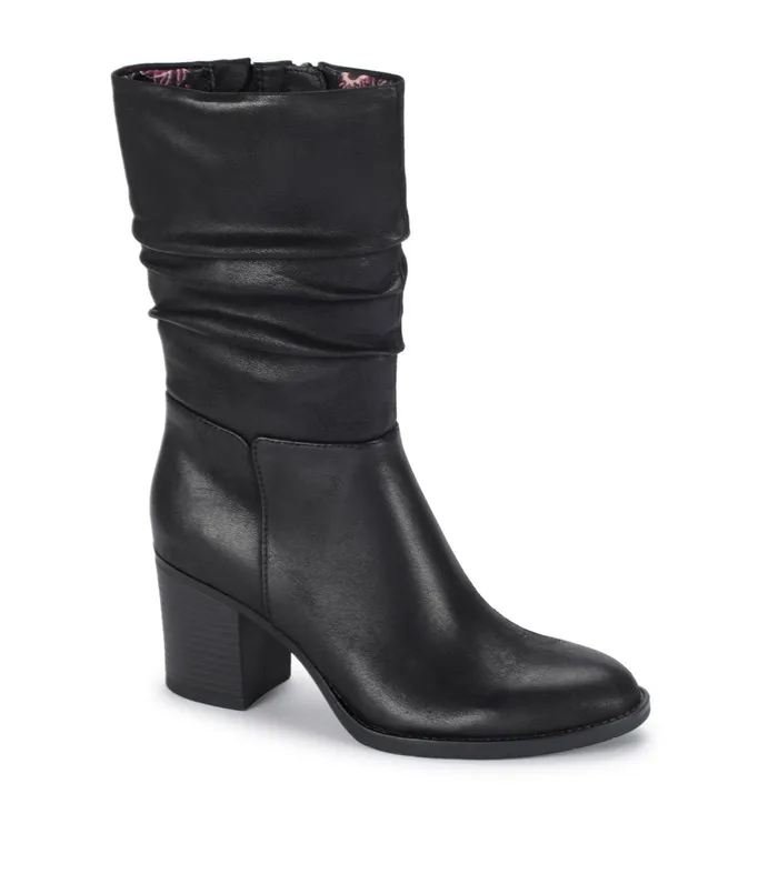 Women Baretraps Posture Plus Boots Raz Mid Calf Boot Black