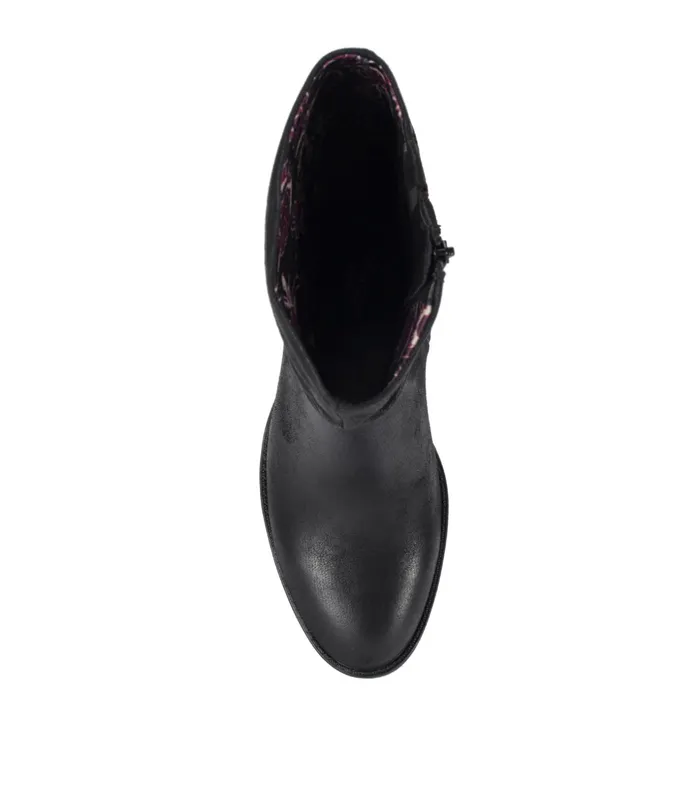 Women Baretraps Posture Plus Boots Raz Mid Calf Boot Black