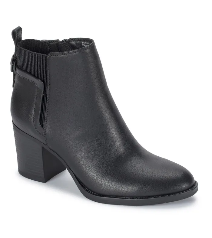 Women Baretraps Posture Plus Boots Rhoslyn Block Heel Bootie Black